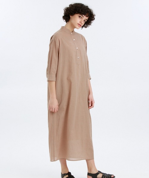 激安正規 店 セール Grey Label マイクロチェックバンドカラーワンピース ワンピース Mackintosh Philosophy マッキントッシュ フィロソフィー のファッション あす楽対応 Arenatheatre Net