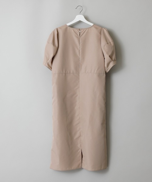 anown(アノン)の「ボリュームスリーブ ミモレ丈ワンピース【ファッションインフルエンサーyumi.×anown 限定コラボ】(ワンピース・レディース・ピンク系その他/ブラック/ベージュ/オフホワイト・FREE)」の11枚目の写真