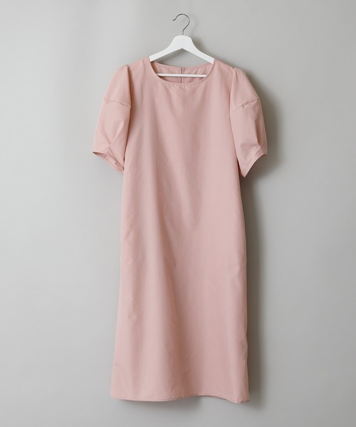 anown(アノン)の「ボリュームスリーブ ミモレ丈ワンピース【ファッションインフルエンサーyumi.×anown 限定コラボ】(ワンピース・レディース・ピンク系その他/ブラック/ベージュ/オフホワイト・FREE)」の21枚目の写真