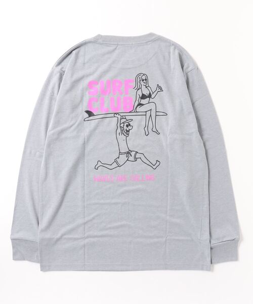 Mag.（マグ）の「【RDS】サーフデザインバックプリントT（Tシャツ/カットソー・メンズ・グレー/ブラック・MEDIUM/LARGE）」の3枚目の写真