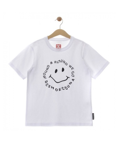 DC SHOES(ディーシーシューズ)の「21 KD 20S BASIC ROUN/DCキッズ半袖Tシャツ(Tシャツ/カットソー・キッズ・ブラック×ホワイト/ホワイト×ブラック・130/140/160/150/120/110/100)」の2枚目の写真