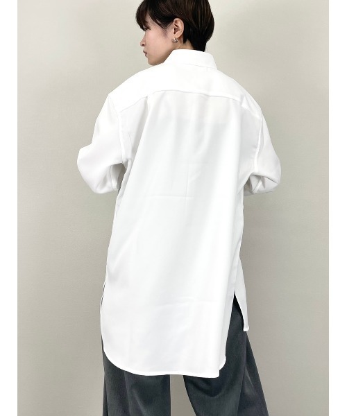 Chikashitsu +（チカシツプラス）の「【Chikashitsu +】arm rope shirt（シャツ/ブラウス・メンズ・ホワイト/ブラック・ONE SIZE）」の5枚目の写真