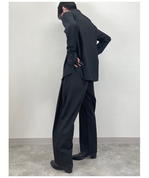 Chikashitsu +（チカシツプラス）の「【Chikashitsu +】arm rope shirt（シャツ/ブラウス・メンズ・ホワイト/ブラック・ONE SIZE）」の20枚目の写真