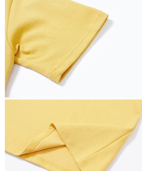 muahmuah(ムーアムーア)の「『muah muah/ムーアムーア』×『teddy bear/テディベア』Signature Bareline Short Sleeve T-shirt/シグネチャーベアデザイン半袖Tシャツ(Tシャツ/カットソー・レディース・ホワイト/ブラック/ネイビー/イエロー・FREE)」の21枚目の写真