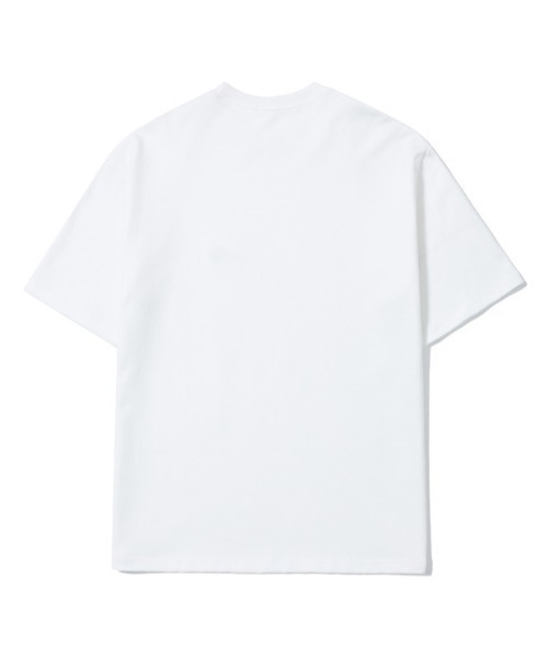muahmuah(ムーアムーア)の「『muah muah/ムーアムーア』×『teddy bear/テディベア』Signature Bareline Short Sleeve T-shirt/シグネチャーベアデザイン半袖Tシャツ(Tシャツ/カットソー・レディース・ホワイト/ブラック/ネイビー/イエロー・FREE)」の9枚目の写真