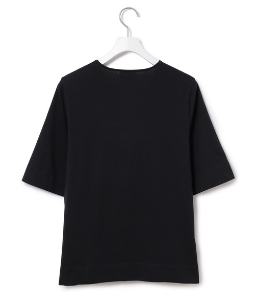 GANNI（ガニー）の「【GANNI】コットンジャージーTシャツ（Tシャツ/カットソー・レディース・ブラック/ホワイト・S）」の6枚目の写真