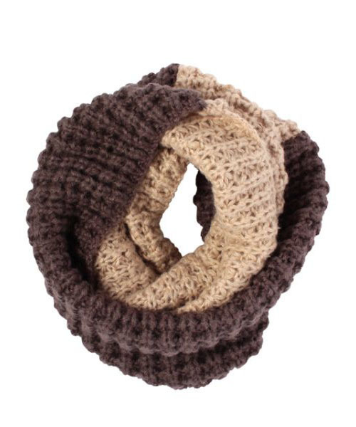 チャイハネ（チャイハネ）の「【チャイハネ】バイカラーツートスヌード（ストール/ショール・レディース・オレンジ/ブラック/ブルー/ベージュ/ライトパープル/パープル/レッド/ホワイト/イエロー・FREE）」の21枚目の写真