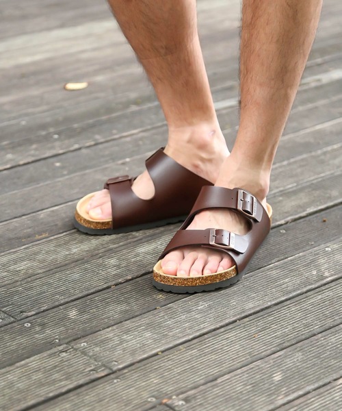 EDWIN（エドウィン）の「【EDWIN/エドウィン】ダブルベルトサンダル EB1001（サンダル・メンズ・ホワイト/ブラック/ネイビー/ダークブラウン・25cm/26cm/27cm/28cm）」の4枚目の写真