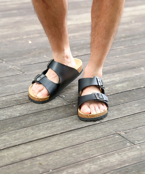 EDWIN（エドウィン）の「【EDWIN/エドウィン】ダブルベルトサンダル EB1001（サンダル・メンズ・ホワイト/ブラック/ネイビー/ダークブラウン・25cm/26cm/27cm/28cm）」の3枚目の写真