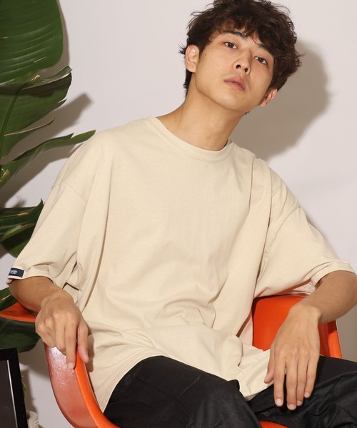 HAV-A-HANK（ハバハンク ）の「別注：HAV-A-HANK/ハバハンク バンダナTシャツ（Tシャツ/カットソー・メンズ・ホワイト×ホワイト/ベージュ系1/ホワイト×ブラック/ブラック系その他/ベージュ系3/ホワイト系その他/ベージュ系5/ベージュ系6/ベージュ系2/ホワイト×ネイビー/ホワイト×ブルー/ホワイト×パープル/ベージュ系4/ブラック×レッド/ブラック×ホワイト/ブラック×グレー/ブラック×ブラック/ブラック×ブルー・M/L/XL）」の14枚目の写真