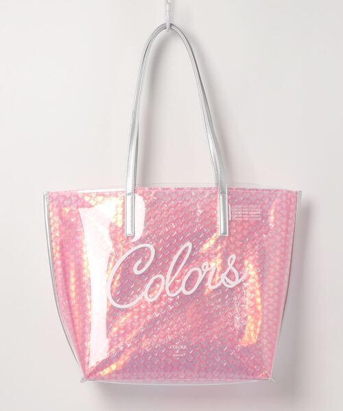 COLORS & chouette（カラーズアンドシュエット）の「オーロラビニールトートバッグ（トートバッグ・レディース・ラベンダー/ピンク/ミント・FREE）」の16枚目の写真