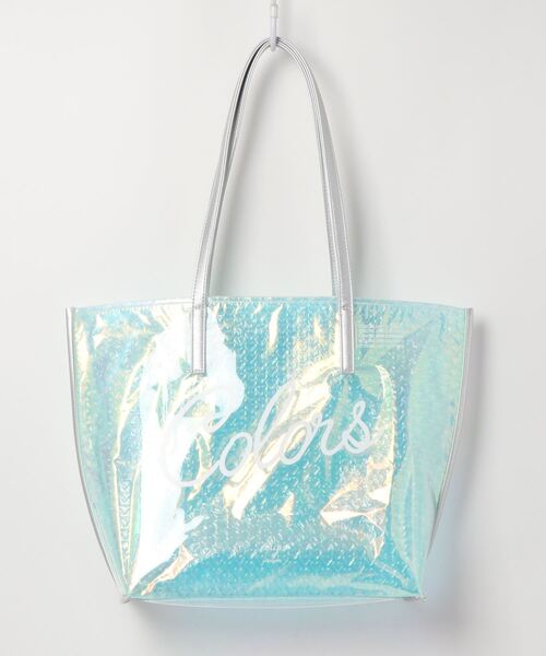 COLORS & chouette（カラーズアンドシュエット）の「オーロラビニールトートバッグ（トートバッグ・レディース・ラベンダー/ピンク/ミント・FREE）」の14枚目の写真