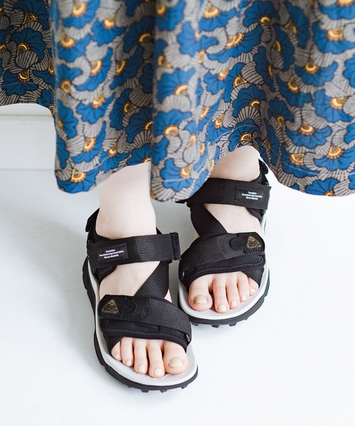 haco!（ハコ）の「Flower MOUNTAIN 見た目もはき心地もたまらない！ハイスペックアウトドアサンダル UBUD（サンダル・レディース・カーキ/ブラック系その他・1/2/4/3/5）」の12枚目の写真