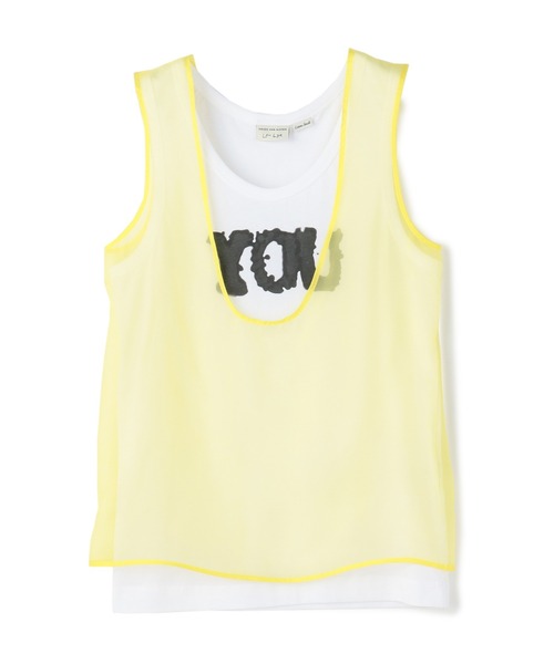 dries van noten レイヤードタンクトップ DRIES VAN NOTEN / レイヤードタンクトップ