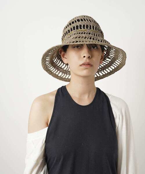 La Maison de Lyllis（メゾンドリリス）の「La Maison de Lyllis　TULIP（ハット・レディース・カーキ/レッド/ホワイト系その他・-）」の3枚目の写真