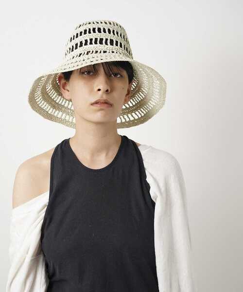 La Maison de Lyllis（メゾンドリリス）の「La Maison de Lyllis　TULIP（ハット・レディース・カーキ/レッド/ホワイト系その他・-）」の4枚目の写真