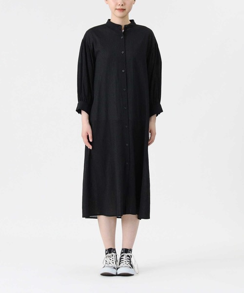 HONEYSUCKLE ROSE（ハニーサックルローズ）の「【HONEYSUCKLE ROSE】シアーシャツワンピース（シャツワンピース・レディース・ホワイト/ブラック/オレンジ・M/L）」の17枚目の写真