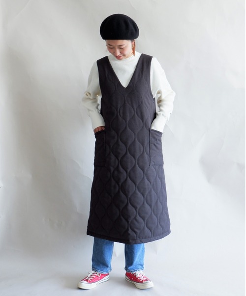 MANASTASH/マナスタッシュ　W´s PADDING DRESS　ウィメンズ　パディングドレス　ワンピース