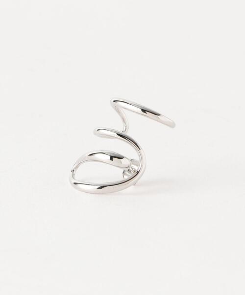 BEAUTY&YOUTH UNITED ARROWS（ビューティーアンドユースユナイテッドアローズ）の「BY メタルロールカフピアス/LEFT ◆（ピアス（片耳用）・レディース・シルバー/ゴールド・FREE）」の2枚目の写真