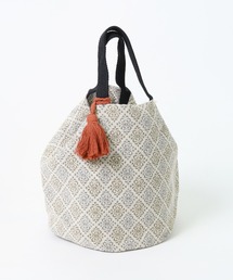 Craft India by PEAPOD ボタニック/マークス バケツバック  ジャガードバッグ　FRH