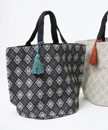 Craft India by PEAPOD ボタニック/マークス バケツバック ジャガードバッグ FRH