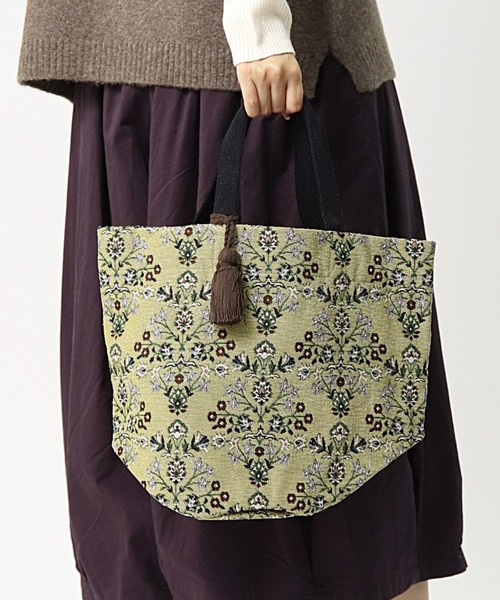 Eaphi ボタニカルジャガードバックリボンジャケット【完売商品】 Eaphi ボタニカルジャガードバックリボンジャケット【完売商品