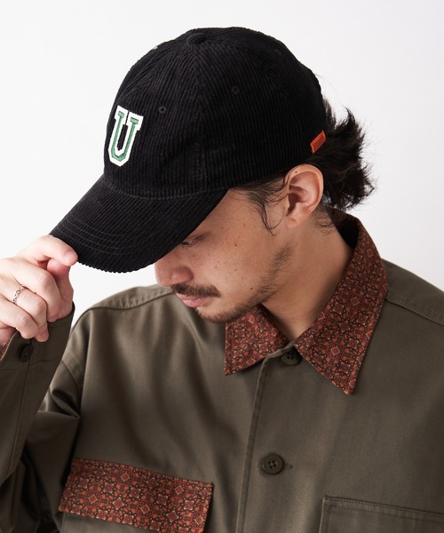 UNIVERSAL OVERALL(ユニバーサルオーバーオール)の「【UNIVERSAL OVERALL/ユニバーサルオーバーオール】別注コーデュロイキャップ(キャップ・メンズ・スカイブルー/ブラック/ブラウン/アイボリー・ONE SIZE)」の14枚目の写真