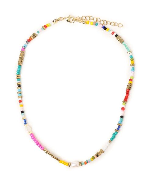 SHIPS(シップス)の「ZHUU:カラービーズネックレス(ネックレス・レディース・マルチ・ONE SIZE)」の1枚目の写真