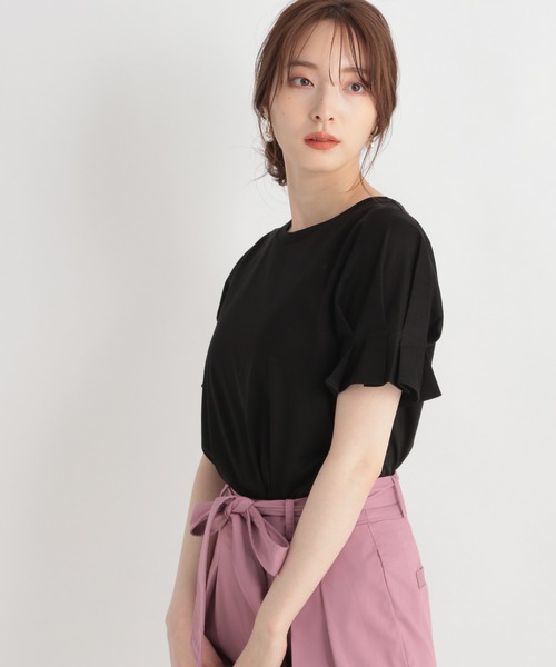 Andemiu（アンデミュウ）の「ソデパフタックカットソー219782（Tシャツ/カットソー・レディース・ブラック/ブルー/モカ・FREE）」の20枚目の写真