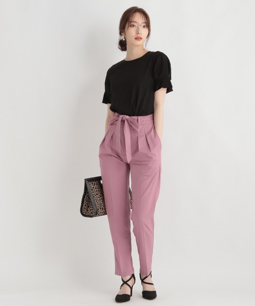 Andemiu（アンデミュウ）の「ソデパフタックカットソー219782（Tシャツ/カットソー・レディース・ブラック/ブルー/モカ・FREE）」の4枚目の写真