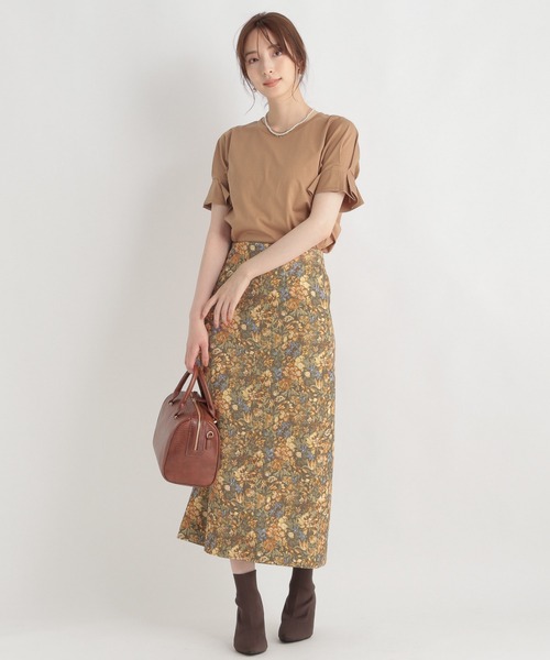 Andemiu（アンデミュウ）の「ソデパフタックカットソー219782（Tシャツ/カットソー・レディース・ブラック/ブルー/モカ・FREE）」の15枚目の写真