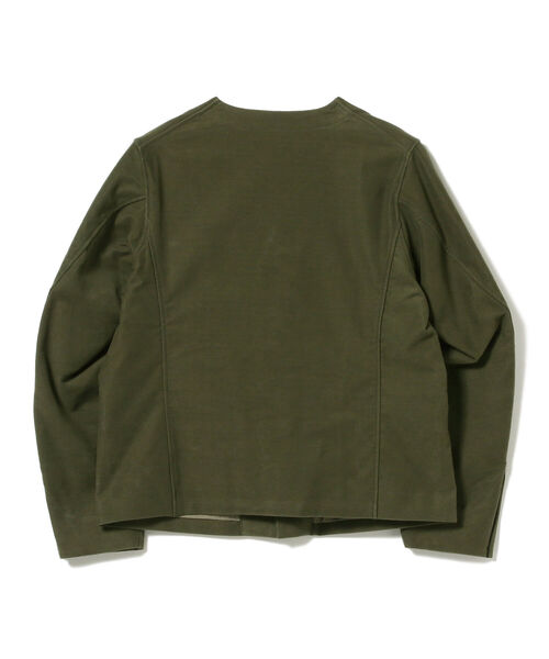 ハバーサック haversack モールスキンカラーレスショートジャケット 594f129469a80e70bb42df49aa599d