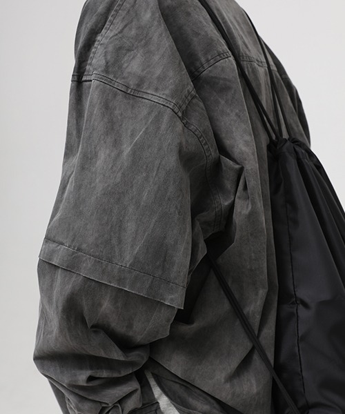 MASONPRINCE(メイソンプリンス)の「【MASONPRINCE】Oversized vintage processed shirt CS2075(シャツ/ブラウス・メンズ・ブルー/ダークグレー・S/M/L)」の14枚目の写真