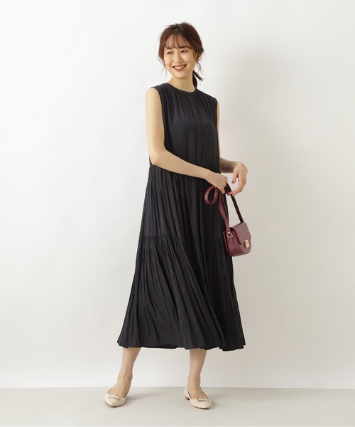 【美品】NATURAL BEAUTY BASIC ティアード ワンピース Vネックティアードワンピース | NATURAL BEAUTY BASIC