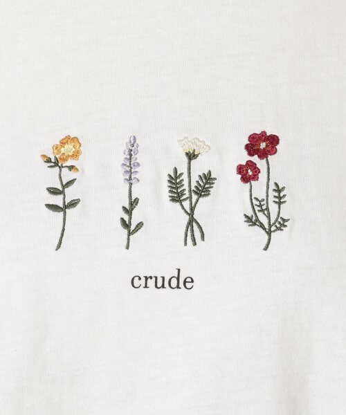 Cutie Blonde（キューティーブロンド）の「◆【S-L】フラワー刺繍プルオーバー（Tシャツ/カットソー・レディース・ブラック/ベージュ/オフホワイト・03/02/01）」の10枚目の写真