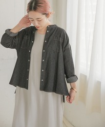 ITEMS URBANRESEARCH | バンドカラーデニムシャツ(シャツ/ブラウス)