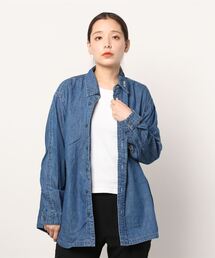 AVIREX | L-TB L/S DENIM MA-1(シャツ/ブラウス)