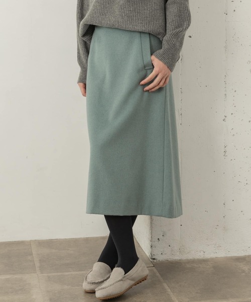 【アーバンリサーチ】新品：ビーバーミディスカート URBAN RESEARCH Sonny Label（アーバンリサーチサニーレーベル