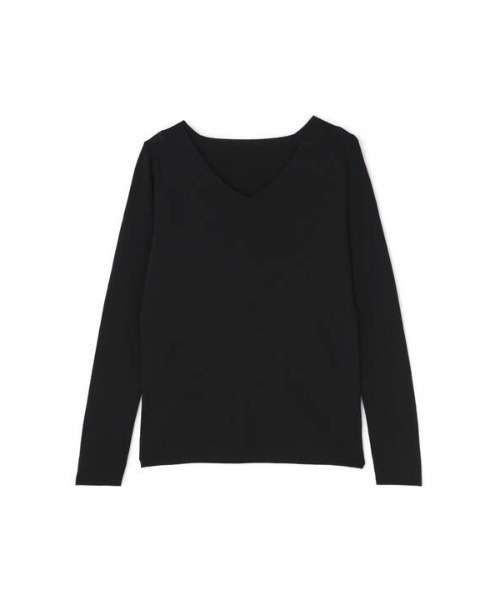 N.（N. Natural Beauty Basic）（エヌエヌナチュラルビューティーベーシック）の「【追加生産】◆総針Ｖネックニット（ニット/セーター・レディース・オフホワイト/ブラック/モカ/ベージュ/ピンク系その他/グリーン系その他2・MEDIUM）」の21枚目の写真