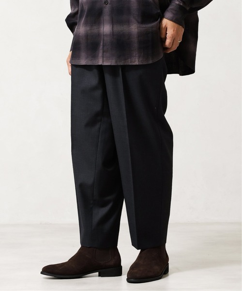 417 EDIFICE SELECT(フォーワンセブンエディフィスセレクト)の「【allery / アレリ―】 slacks relax / スラックス リラックス(スラックス・メンズ・ネイビー/ブラウン/グレー・SMALL/MEDIUM/LARGE/X-LARGE)」の2枚目の写真