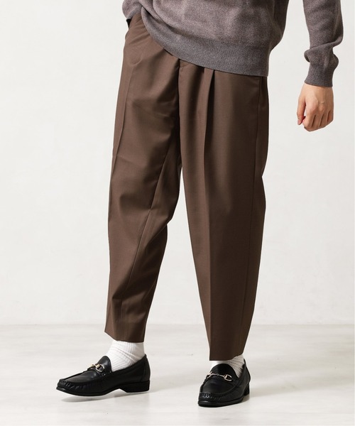 417 EDIFICE SELECT(フォーワンセブンエディフィスセレクト)の「【allery / アレリ―】 slacks relax / スラックス リラックス(スラックス・メンズ・ネイビー/ブラウン/グレー・SMALL/MEDIUM/LARGE/X-LARGE)」の16枚目の写真