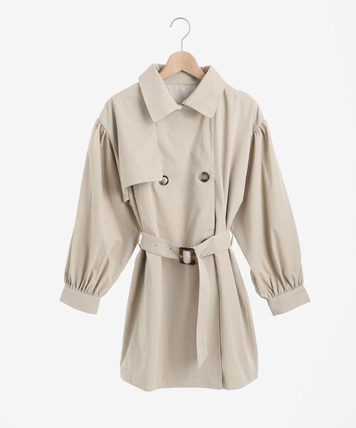 MAJESTIC LEGON（マジェスティックレゴン）の「コンシャスレディトレンチコート（トレンチコート・レディース・ベージュ/ブラック/モカ・MEDIUM/SMALL）」の18枚目の写真