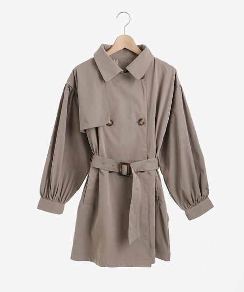 MAJESTIC LEGON（マジェスティックレゴン）の「コンシャスレディトレンチコート（トレンチコート・レディース・ベージュ/ブラック/モカ・MEDIUM/SMALL）」の19枚目の写真