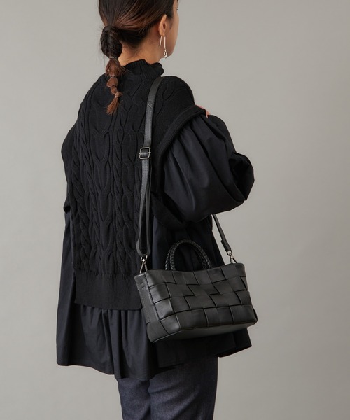 ear PAPILLONNER イアパピヨネ メッシュショルダートートバッグ