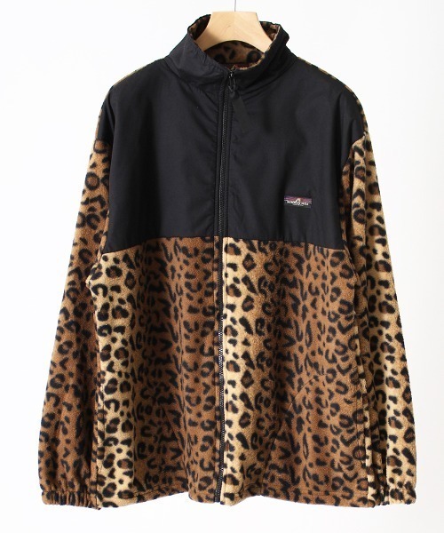 JEANS FACTORY （ジーンズファクトリー）の「[SUNRISE MILL/サンライズ ミル] YERGER PATCH スタンドカラーフリースジャケット（その他アウター・レディース・ブラック/パープル/レオパード・L）」の19枚目の写真