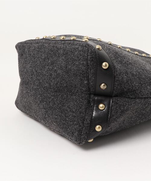 vanessabruno（ヴァネッサブリューノ）の「CABAS MOYEN ++（トートバッグ・レディース・チャコールグレー/ベージュ/ブラウン/ブラック・FREE）」の6枚目の写真