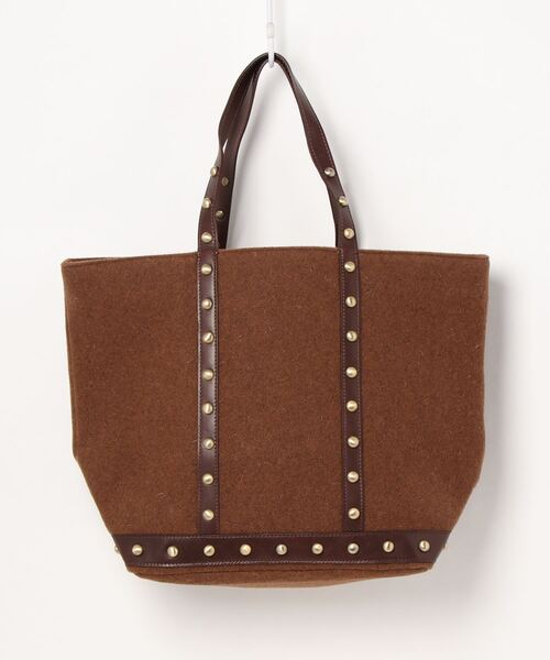 vanessabruno（ヴァネッサブリューノ）の「CABAS MOYEN ++（トートバッグ・レディース・チャコールグレー/ベージュ/ブラウン/ブラック・FREE）」の14枚目の写真