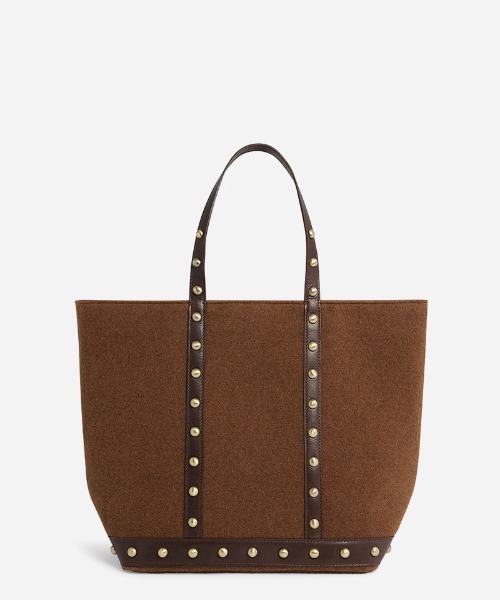 vanessabruno（ヴァネッサブリューノ）の「CABAS MOYEN ++（トートバッグ・レディース・チャコールグレー/ベージュ/ブラウン/ブラック・FREE）」の10枚目の写真