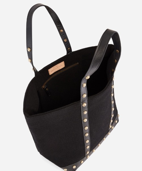 vanessabruno（ヴァネッサブリューノ）の「CABAS MOYEN ++（トートバッグ・レディース・チャコールグレー/ベージュ/ブラウン/ブラック・FREE）」の20枚目の写真