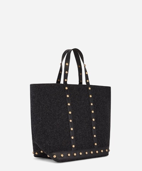 vanessabruno（ヴァネッサブリューノ）の「CABAS MOYEN ++（トートバッグ・レディース・チャコールグレー/ベージュ/ブラウン/ブラック・FREE）」の17枚目の写真